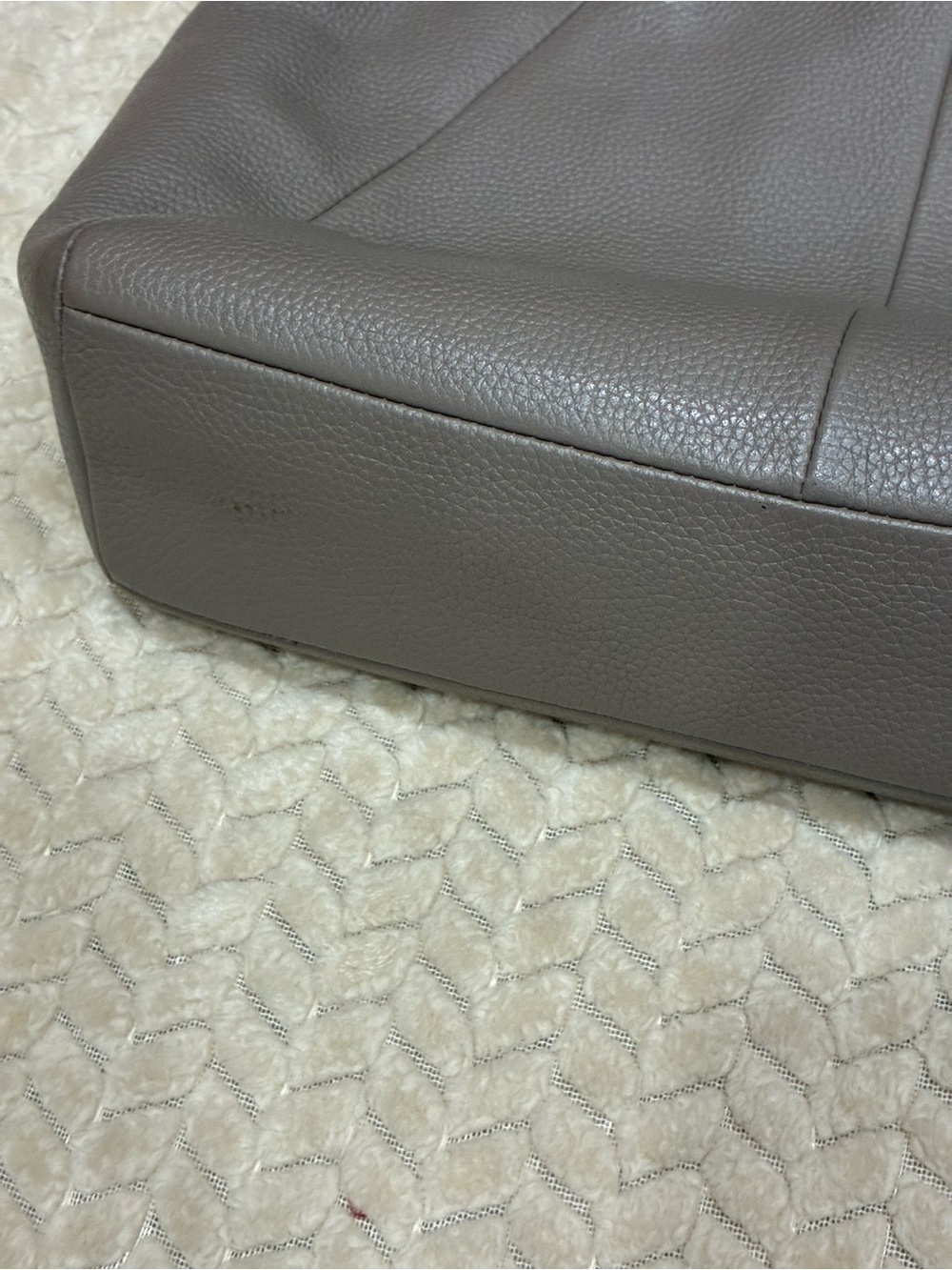Coach Pebbled Leather Satchel in Dove Gray - Picture 13 of 13